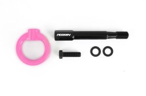 Subaru WRX STI Tow Hook Kit - Rear - Perrin Performance - Hyper Pink - `08-`14
